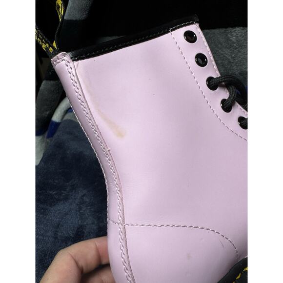Dr. Martens 1460 Boot Lovely Pale Pink Doc Patent Women’s US 6 UK 4 EU 37 Cute - Picture 6 of 14